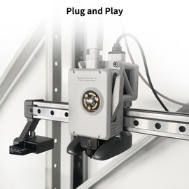 Imdinnogo 3D Printer Accessories Bambu A1/ A1 Mini Hotend Kit: Extruder Replacement Print Head Upgrade High-Temperature 0.4mm Hardened Steel Nozzle Chrome-Plated Heater Block BCZAMD