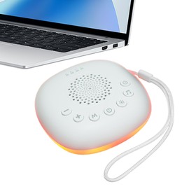 White Noise Sound Machine - Portable Soothing Sleep Machine,USB Charging Calming Sleep Device for Indoor Outdoor Home Travel Study Room Nursery