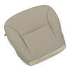 FZJDSD Light Beige Driver Side Bottom Microfiber Leather Replacement Seat
