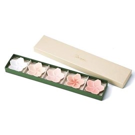 Yamani 35190769 Chopsticks Rest, Multi, 5 Seasonal Chopsticks Rests, 5 Color Set, Gift