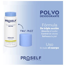 Polvo Desodorante Para Pies y Cuerpo - Libre De Talco - 110g - Controla el Mal Olor de tu Cuerpo - Manten tus pies secos y frescos -Antibacterial