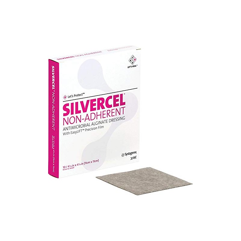 SILVERCEL DRESSING NO-ADH 11X11CM 7011-10 DRESSINGS