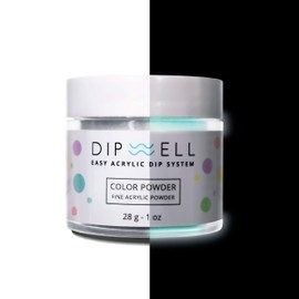 Nail DIP Powder, Glow in the Dark Color Collection, Dipping Acrylic For Any Kit or System by DipWell (GW - 06)