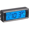 Kashimura NAK-183 Compact Clock, One-Push 5-Second Light