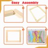 12 Pcs 3 Sets Stretcher Bars for Needlework 6 Sizes