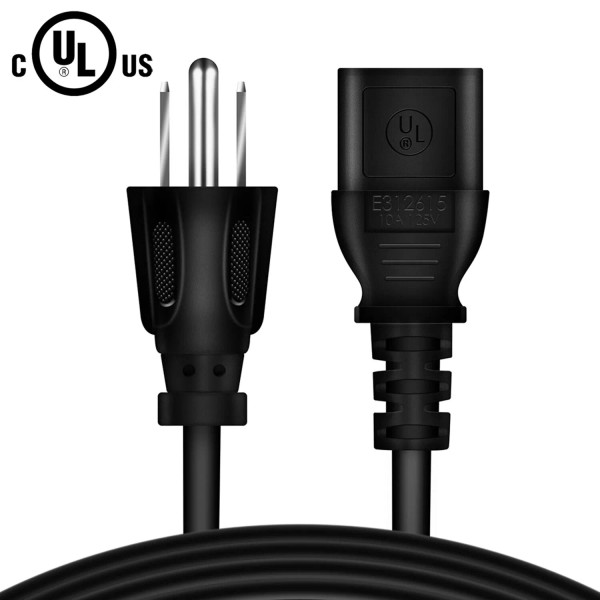 Ablegrid 5ft UL AC Power Cord Cable Lead For PowerLite