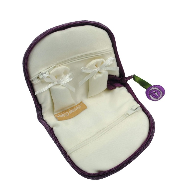 Justina Claire Jewellery Purse in a Rennie Mackintosh Purple