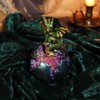 Nemesis Now Geode Guard Green Dragon Sphere Crystal Figurine,12.7cm