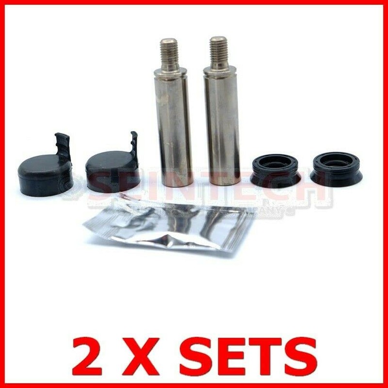 2 Sets Front Brake Caliper Slider Pin Kit Guide Bolts