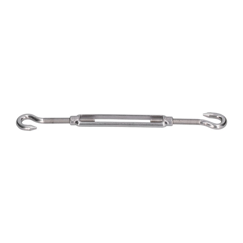 5Pcs Turnbuckle Hook and Hook Wire Rope Tension 304 Stainless