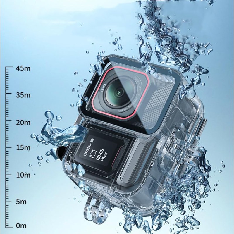 Twaxl Insta360 Ace Pro2 Waterproof Diving Protective Case (45 M