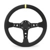 14 Inch 350mm Car Steering Wheel Suede Leather Drift Racing