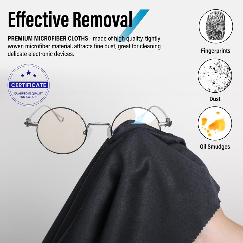 2 Park 16''x16'' Extra Large Oversized Microfiber Cleaning Cloth 40×40cm