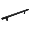 BERENSON 5" 128mm Flat Black Cabinet Handle Bar Pull Steel