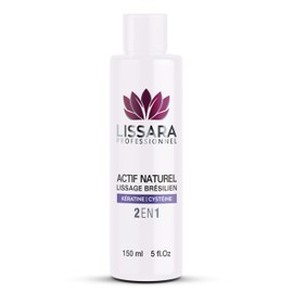 LISSARA - Brazilian Smoothing - Formalin Free - Natural 2-in-1 Active Ingredient - Anti-frizz - Deep Care - No Smoke, No Odour *New Bottle * (150ml, Keratin Protein)