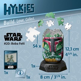 Ravensburger Hylkies: Star Wars Sammelfiguren zum selbst zusammenbauen - Figur #20 - Boba Fett - Aufbauen, Verlieben, Sammeln - Mini-Figuren für Fans von Star Wars