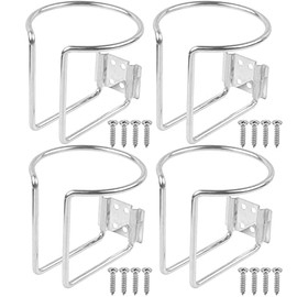 Z-COLOR Stainless Steel Boat Ring Cup Drink Holder Universal Drinks Holders for Marine Yacht Truck RV Car Trailer Hardware (4)