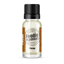 Foodie Flavours Natural Pecan Flavouring, High Strength - 15ml