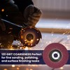 Dapetz ® Flap Discs 115mm 120 Grit Grinding Discs 4.5"