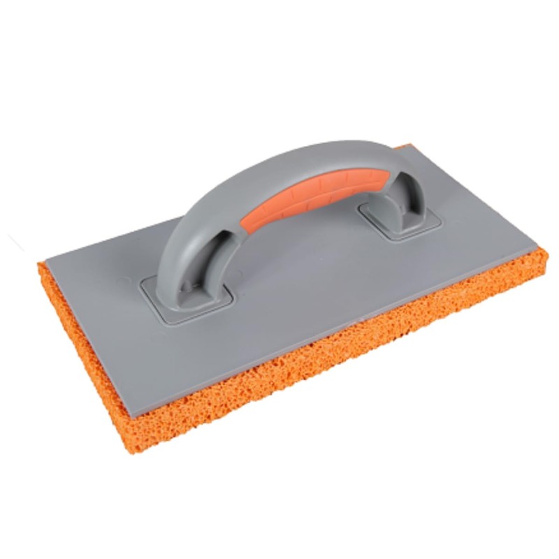 Orange Soft Rubber 18mm Sponge Float 280 x 140mm Plastering,