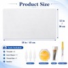 COTATI 4 Pcs Needlepoint Blank Canvas Craft Kit, 18 Count