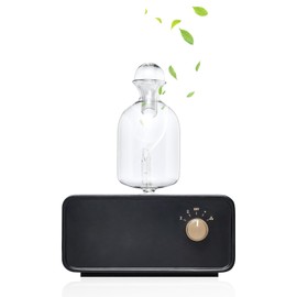 Aromatherapy Diffuser - Portable Nebulizing Diffuser, Timer & Auto Shut-Off, Waterless Essential Oil Diffuser for Hotel Spa Yoga Room - Aroma Oil Included