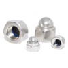 Acorn Nuts M4 Pack of 25 Hexagonal Acorn Nuts Self-Locking