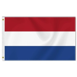 3×5 FT Netherland Flag, Large 75D Holland National Outdoor Banner,Decor For Patio Garden With Brass Gromment