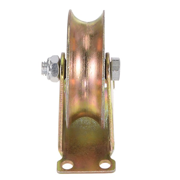 HARFINGTON U Groove Caster 3.68" U-Shaped Sliding Gate Wheel with
