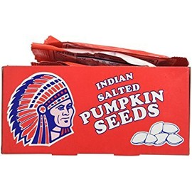Indian Pumpkin Seeds Salted (4 box deal) , 5/16 oz, 36 count (144 bags) From Candy World
