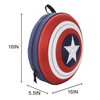 Captain America Brave New World Shield 16” Novelty Backpack