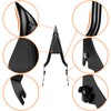 24" Motorcycle Sissy Bar for Harley, Integrated Passenger Backrest compatible