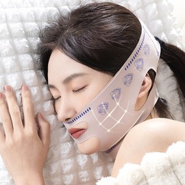 Berdeno Women's Face V-Line Double Chin Anti-Sagging Band Strap