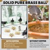 AceOrbit 5 Pcs 99.99% Pure Copper Bird Bath Disk Ornaments