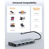 NOVOO USB C Docking Station Triple Monitor, USB C Hub