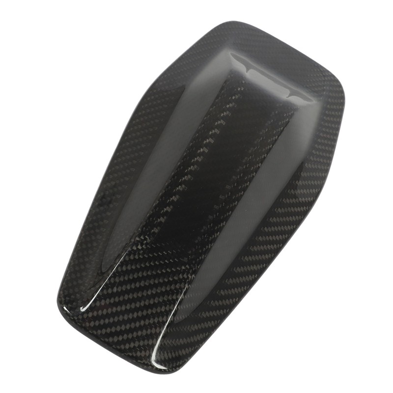 Roof Antenna Cover Glossy Carbon Fiber Protective Decorative Antenna Cover