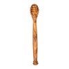 QIANSSE Natural Olive Wood Honey Dipper Sticks