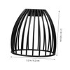 Cabilock Versatile Hanging Lamp Shade Wrought Iron Birdcage Design for