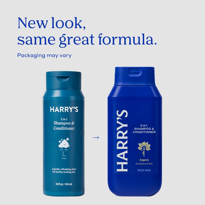 Harry's Men's 2 in 1 Shampoo and Conditioner for All