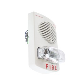 Simplex 4906-9153 TrueAlert Speaker Strobe, Wall Mt, 24Vdc, White