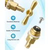 PK1100 Brass Globe Valve Stem and Bonnet Kit with Handle