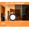 CLOUDY BAY Ultra Thin LED Recessed Ceiling Light,4 inch 3000K/