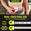 SheerDelight Body Measuring Tape, 2 Pack Retractable Measuring Tape for