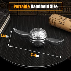 Fidget Spinner Toy for Kids Adults, Magic Orb Finger Fingertip Spinning Cube for Anti Anxiety Stress Relief, Quiet Easter Metal Desk Toy for School Home Office, Gift for for Fans of Magic World