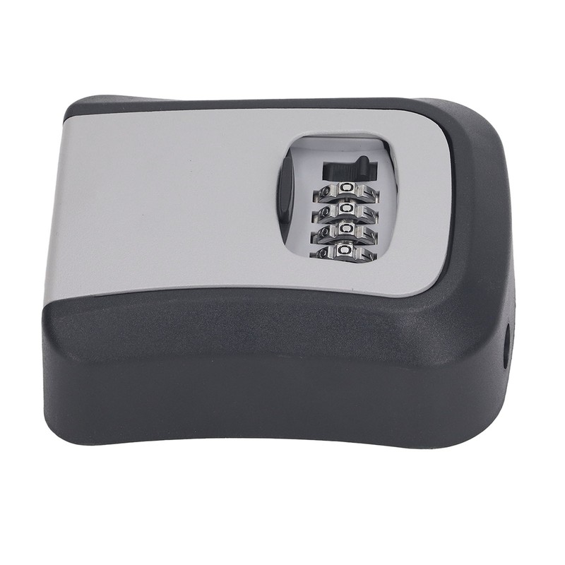 Key Lock Box 5in 4 Digit Combination Lockbox Resettable Code