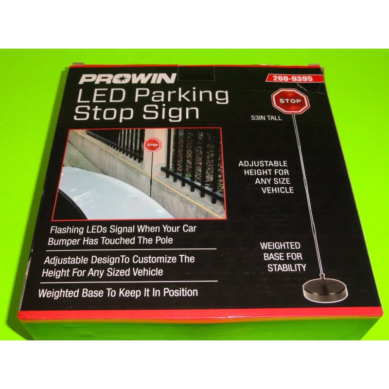 Prowin LED Flashing Parking Stop Sign Garage Guide Touch Sensor
