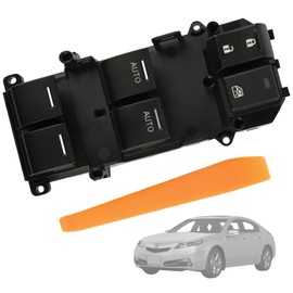 Magimaker 35750-TK4-A01 Master Power Window Switch Compatible with Acura TL 2009 2010 2011 2012 2013 2014 Replace 35750TK4A01 Front Driver Side Window Regulator Switches Control Panel
