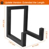 Picowe Vinyl Record Storage Holder, Large 8" Black LP Record