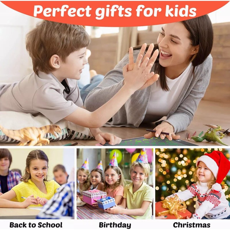 Tutu 2 Pzas Pizarras Mágicas Lcd Para Niños De 8.5in