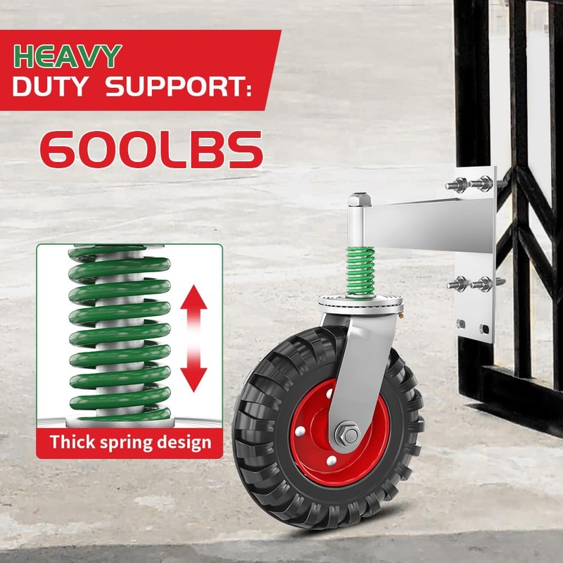 Gate Wheel 8inch Fence Gate Wheel for Metal Tube Gate